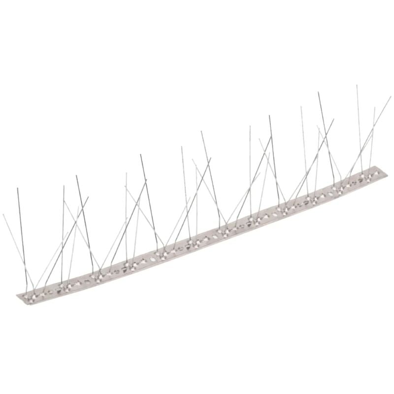 

Set de 5 hileras de pinchos contra pájaros y palomas 40 uds 20m - Vidaxl