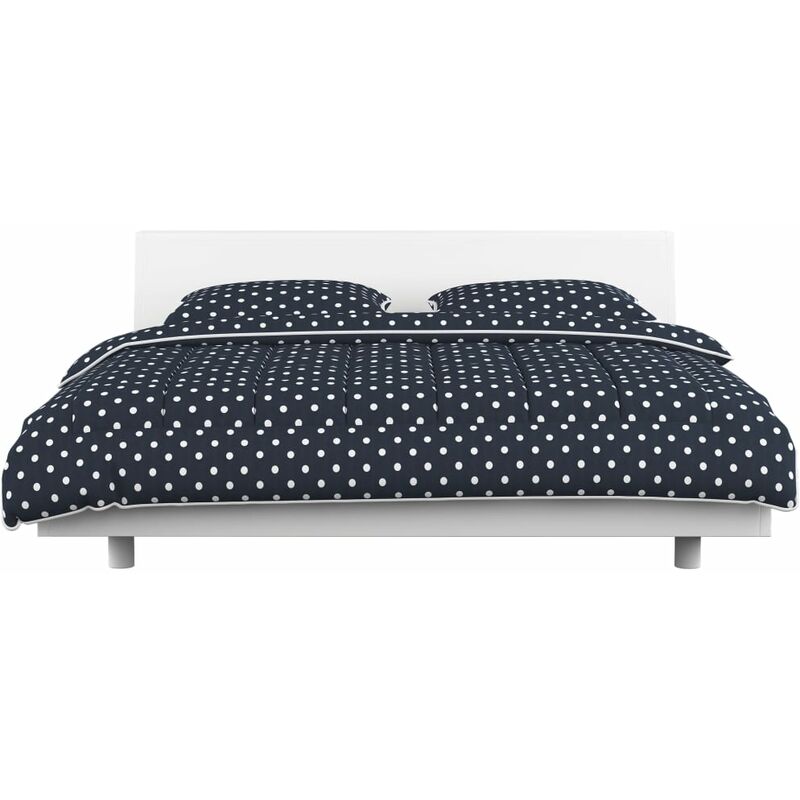 

Set de Funda de Edredón de 3 Piezas Azul Oscuro 200x220/80x80 cm - Azul - Vidaxl