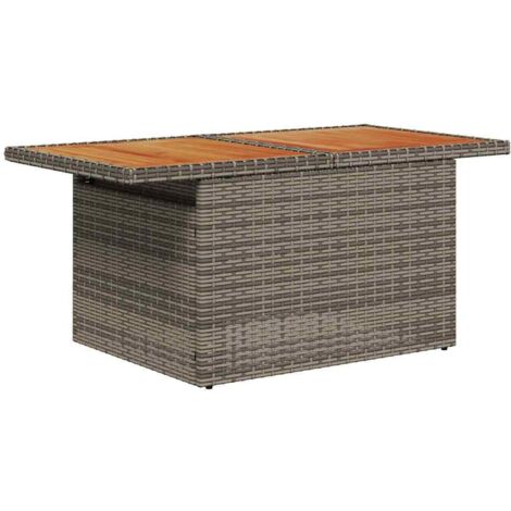 vidaXL Set Divano da Giardino 6 pcs Grigio Poly Rattan