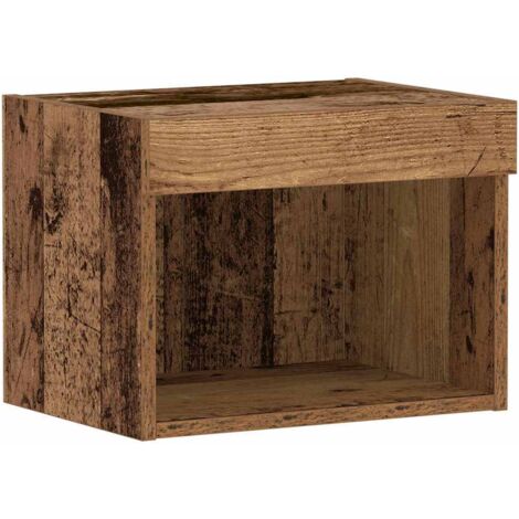 vidaXL Set mobile TV Legno vecchio 40 x 30 x 30 cm Legno multistrato