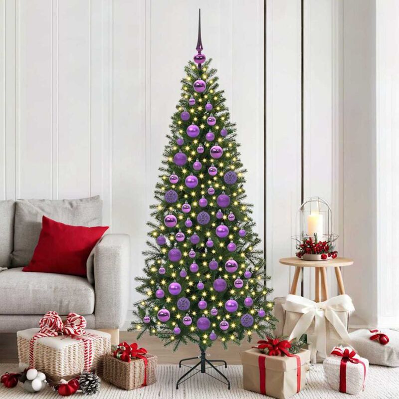 Vidaxl Set Di Palle Di Natale Con 300 Led 120 Pcs Lill Plastica