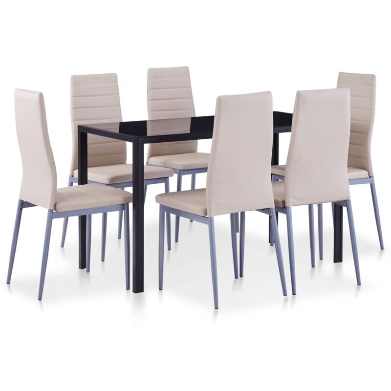 Set Da Pranzo 7 Pz Cappuccino Vidaxl