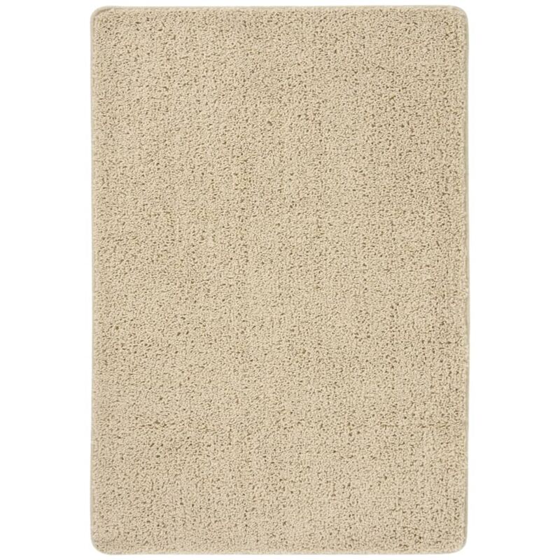 Shaggy Rug Cream 160x230 Cm Anti Slip Vidaxl