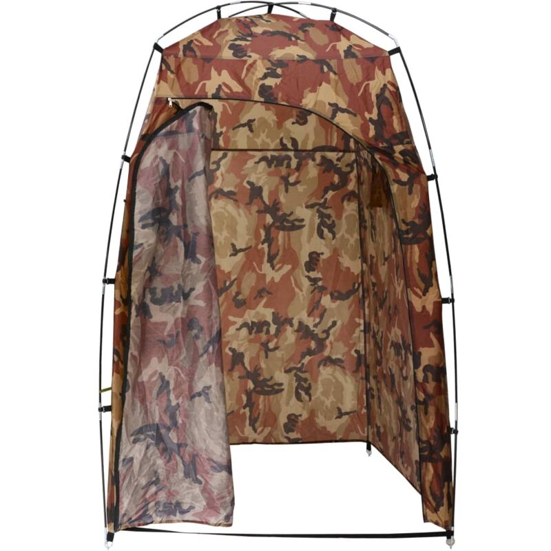 Shower/wc/changing Tent Camouflage Vidaxl