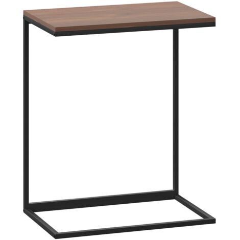 main image of "vidaXL Side Table Black 40x30x59 cm Chipboard - Black"