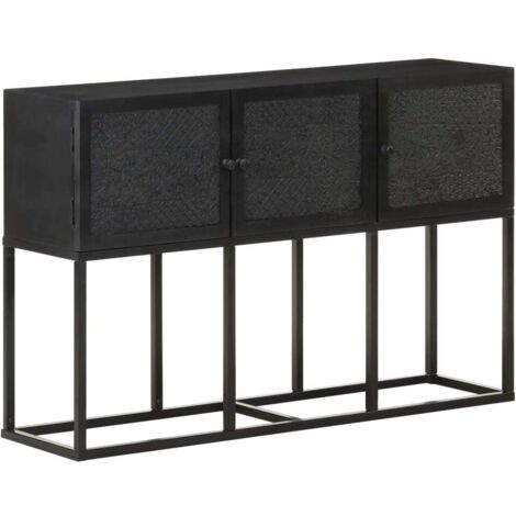 vidaXL Sideboard 115x30x76 cm Mango Massivholz