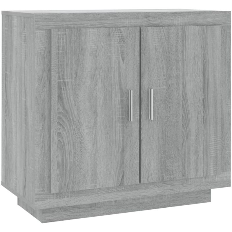 Sideboard Grau Sonoma 80x40x75 Cm Holzwerkstoff Vidaxl