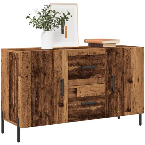 vidaXL Sideboard Altholz-Optik 100x36x60 cm Holzwerkstoff