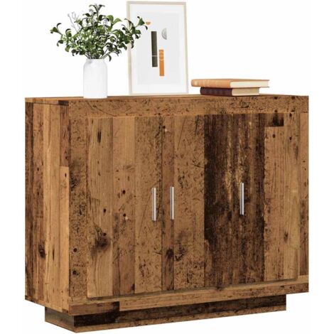 vidaXL Sideboard Altholz-Optik 92x35x75 cm Holzwerkstoff