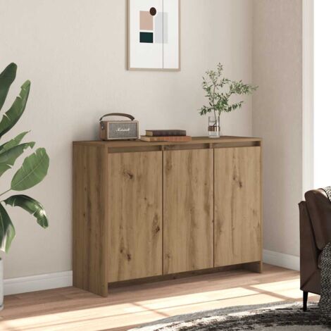 vidaXL Sideboard Weiß 102x33x75 cm Holzwerkstoff