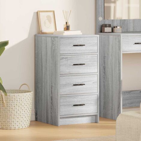 vidaXL Sideboard Grau Sonoma 40x41x75 cm Holzwerkstoff