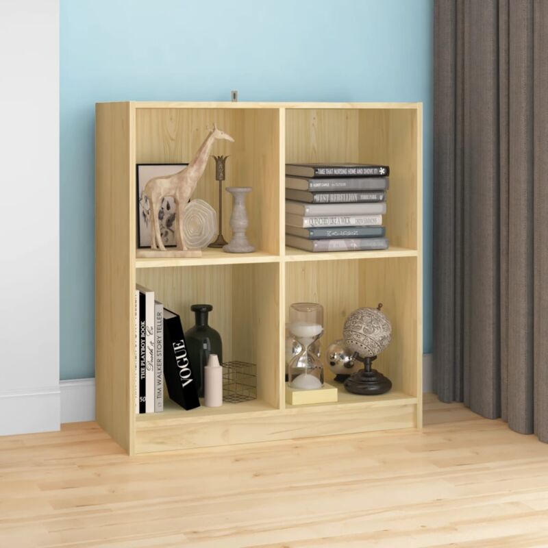 Sideboard 70x33x76 Cm Massivholz Kiefer - Vidaxl