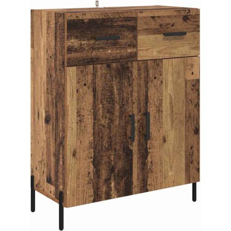 vidaXL  Sideboard  Old Wood 69.5 x 34 x 90 cm Engineered Wood
