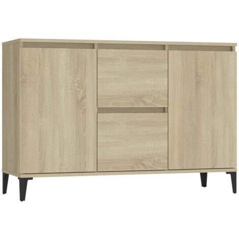 vidaXL Sideboard Sonoma-Eiche 104x35x70 cm Holzwerkstoff