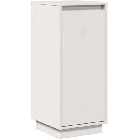 vidaXL Sideboard Weiß 31,5x34x75 cm Massivholz Kiefer