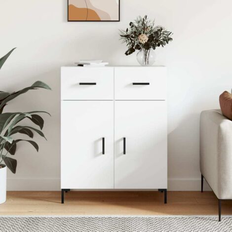 vidaXL Sideboard White 69,5x34x90 cm Engineered Wood