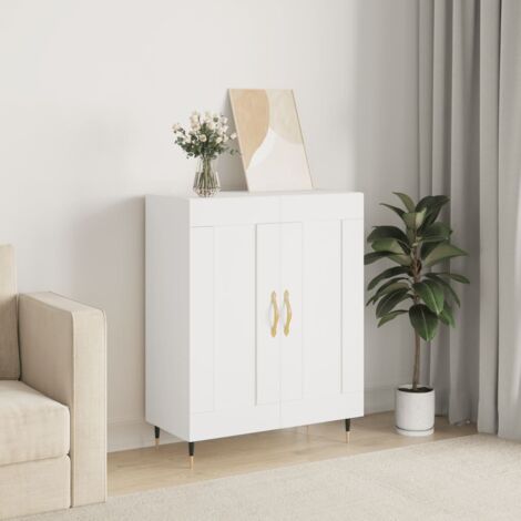 vidaXL Sideboard White 69,5x34x90 cm Engineered Wood