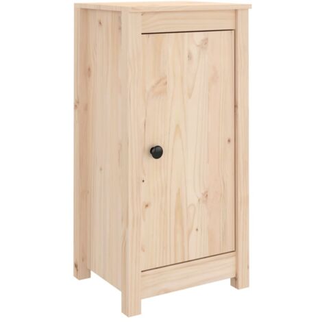 vidaXL Sideboards 2 Stk. 39x35x80 cm Massivholz Kiefer