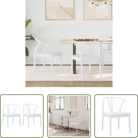 vidaXL Silla de comedor con cojín -  Silla de comedor 2 pcs y Madera de Caucho Sólido