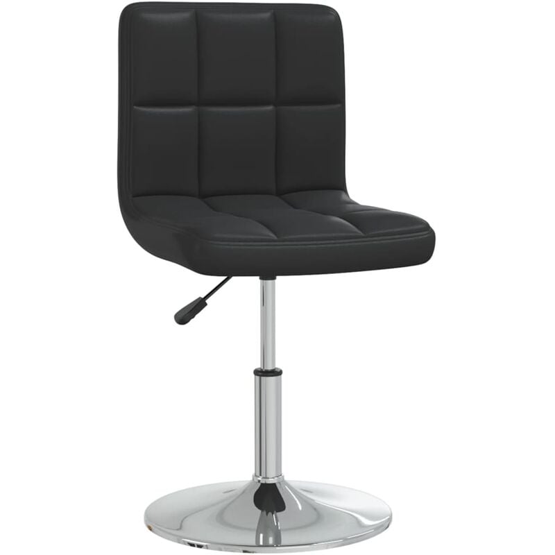 

vidaXL Silla de comedor cuero sintético negra - Negro