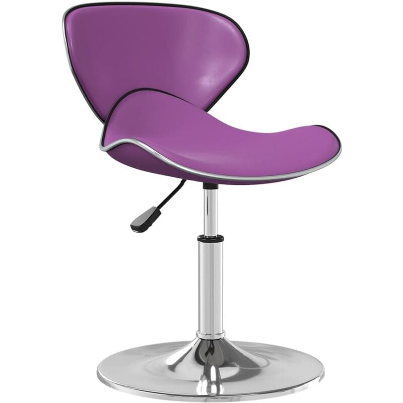 

vidaXL Silla de comedor de cuero sintético morado - Púrpura
