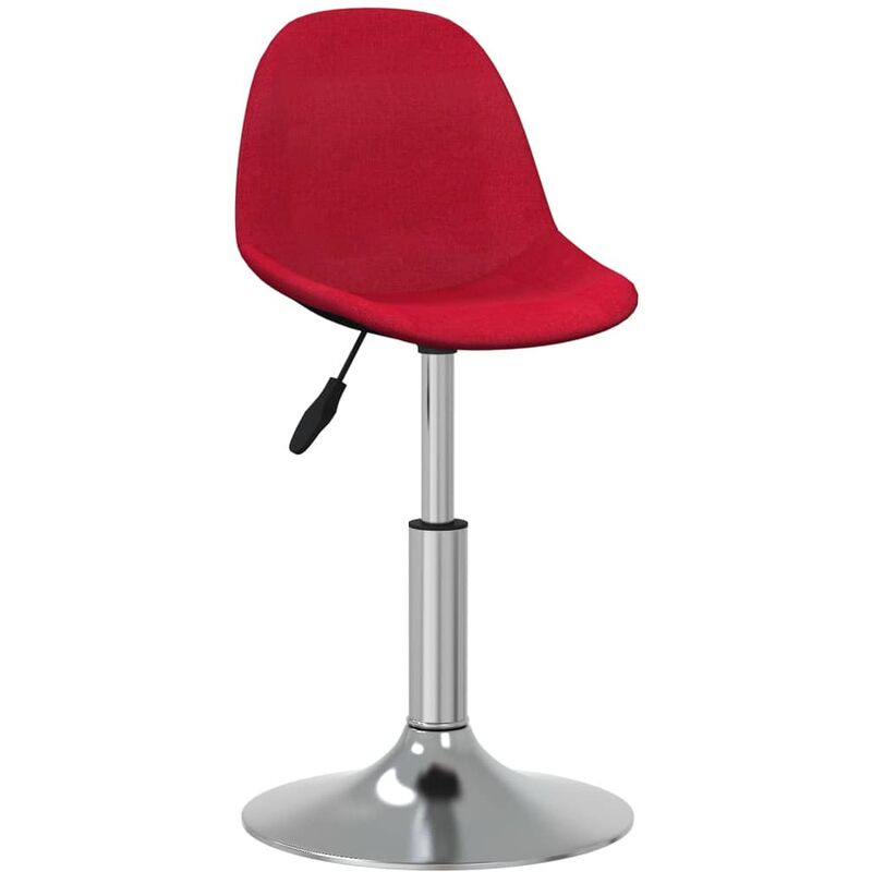 

vidaXL Silla de comedor de tela color vino tinto - Rojo