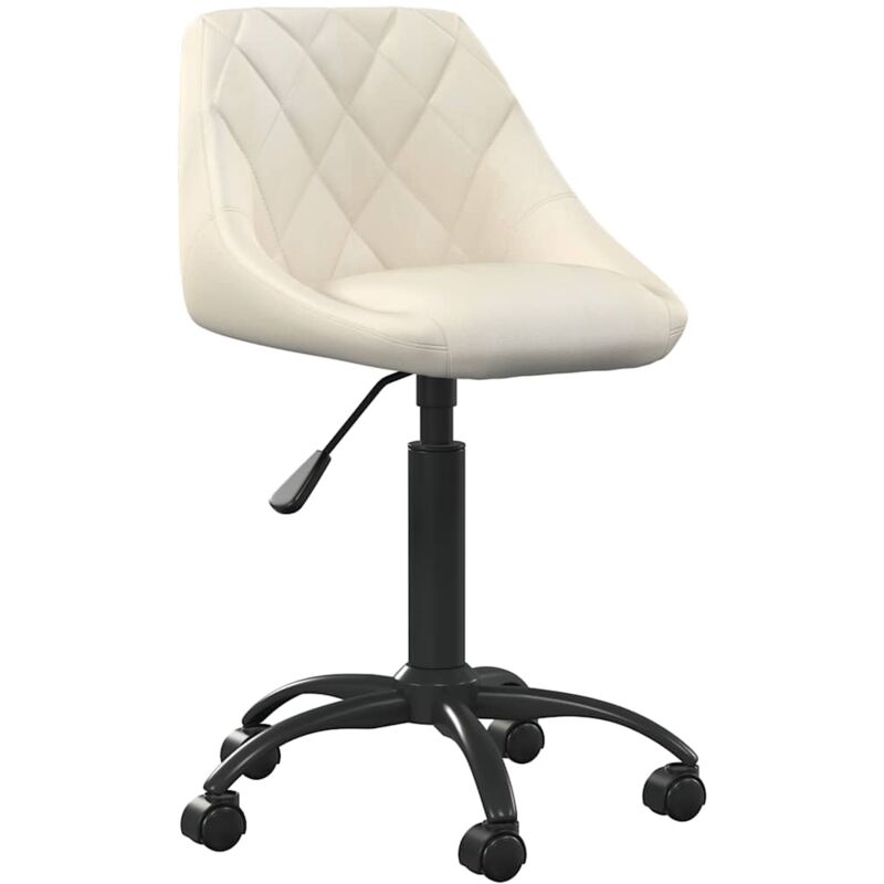 

vidaXL Silla de comedor de terciopelo crema - Crema