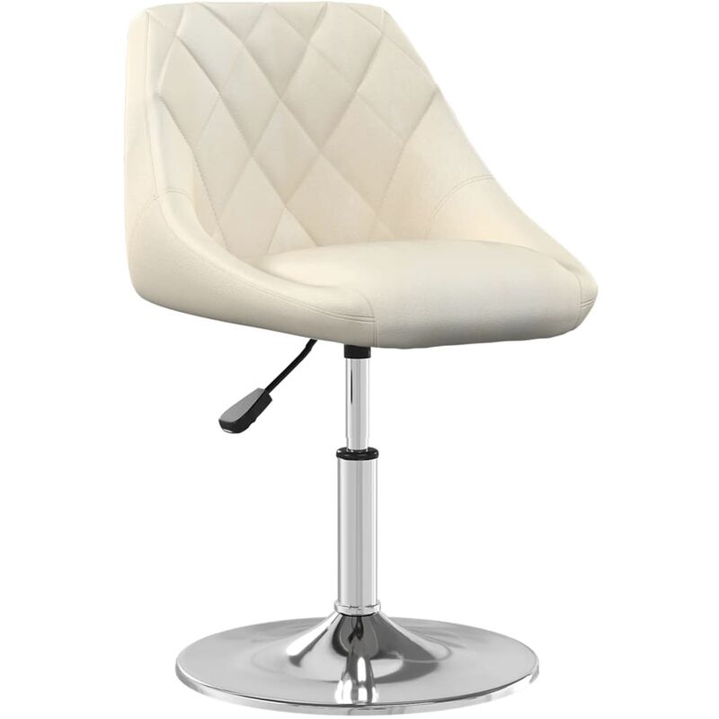 

vidaXL Silla de comedor de terciopelo crema - Crema