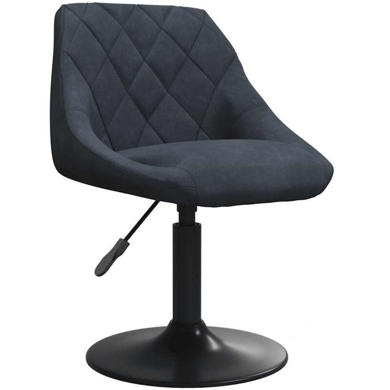 

vidaXL Silla de comedor de terciopelo gris oscuro - Gris