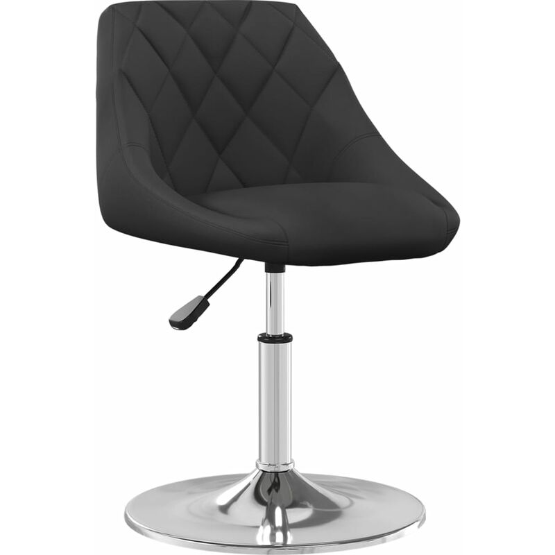 

vidaXL Silla de comedor de terciopelo negro - Negro