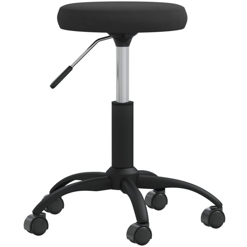 

vidaXL Silla de comedor de terciopelo negro - Negro