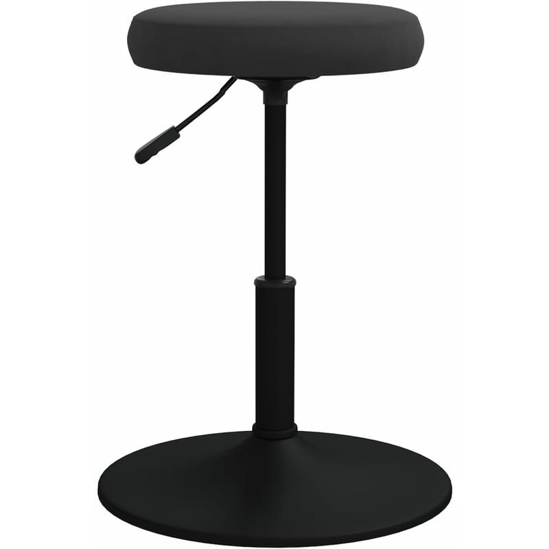 

Silla de comedor de terciopelo negro - Negro - Vidaxl
