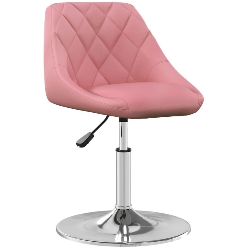 

Silla de comedor de terciopelo rosa - Rosa - Vidaxl
