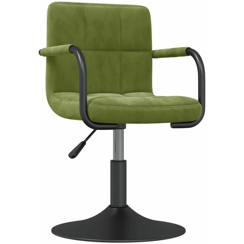 

vidaXL Silla de comedor de terciopelo verde claro - Verde