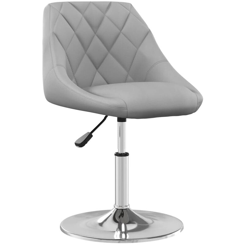 

vidaXL Silla de comedor de terciopelo verde claro - Gris