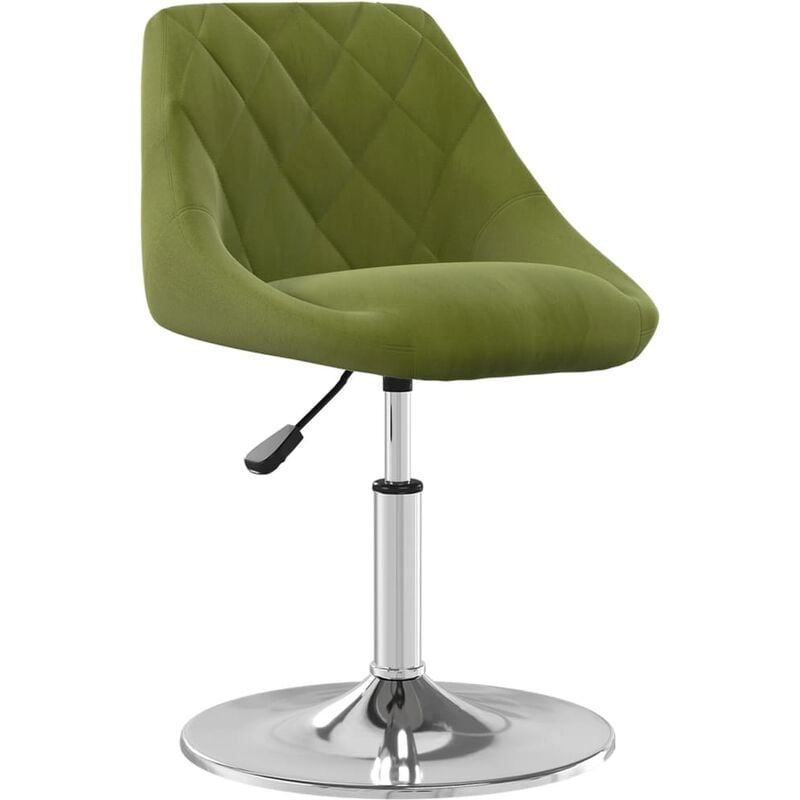 

vidaXL Silla de comedor de terciopelo verde claro - Verde