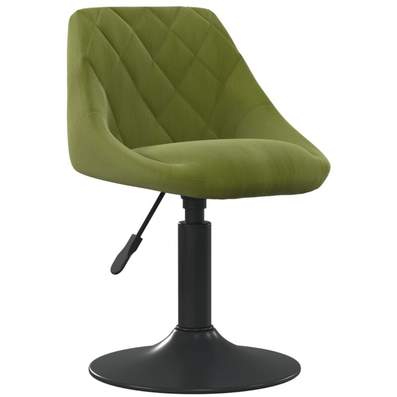 

vidaXL Silla de comedor de terciopelo verde claro - Verde