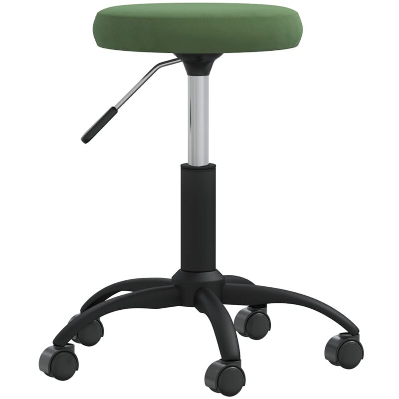 

Silla de comedor de terciopelo verde oscuro - Verde - Vidaxl