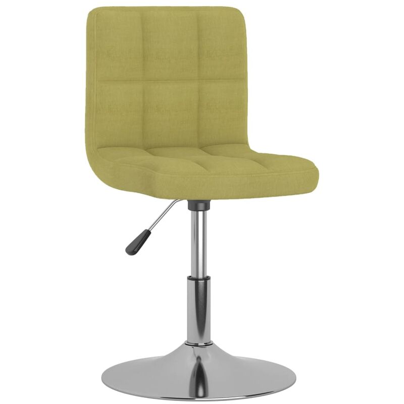 

vidaXL Silla de comedor giratoria tela verde - Verde