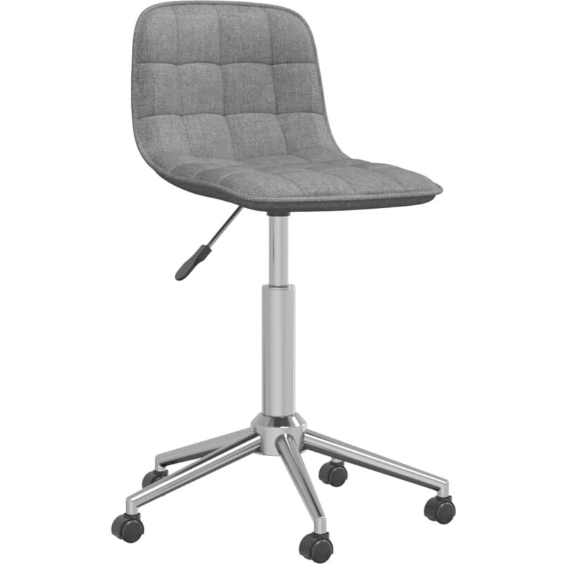 

vidaXL Silla de comedor tela gris claro - Gris