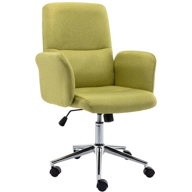 

vidaXL Silla de oficina de tela verde - Verde