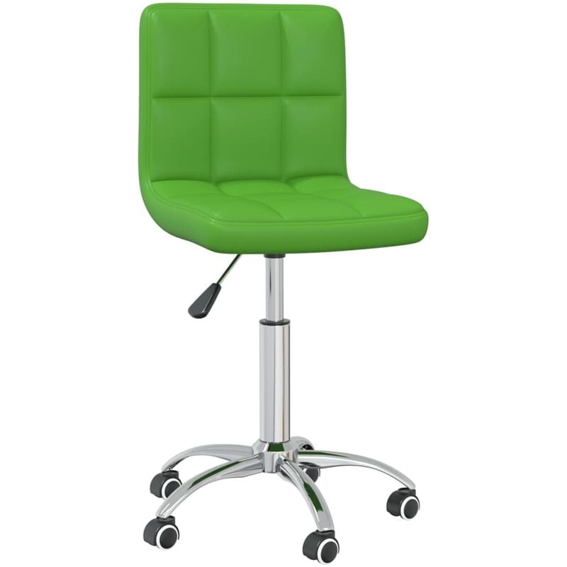 

Silla de oficina giratoria de cuero sintético verde - Verde - Vidaxl