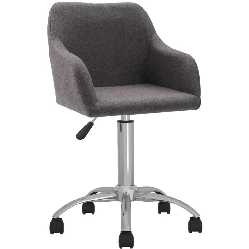 

vidaXL Silla de oficina giratoria tela gris taupé - Gris Topo