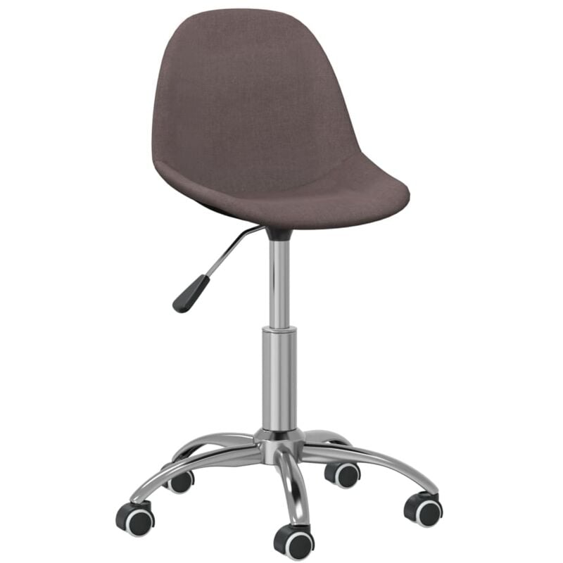 

vidaXL Silla de oficina giratoria tela gris taupé - Gris Topo
