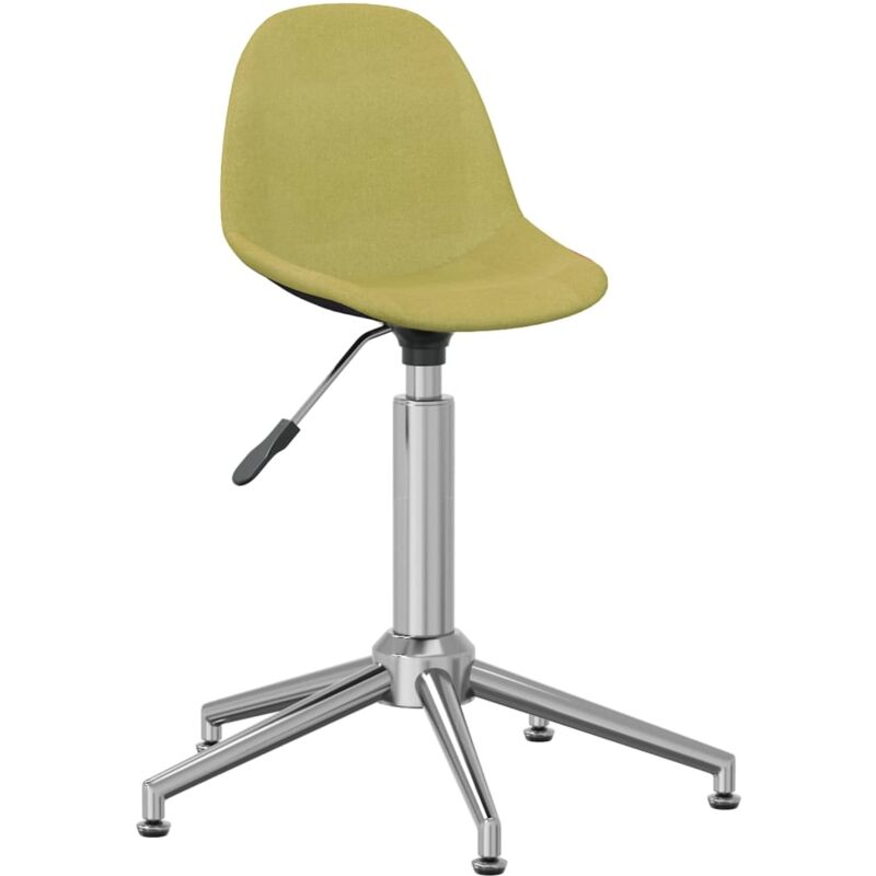 

vidaXL Silla de oficina giratoria tela verde - Verde