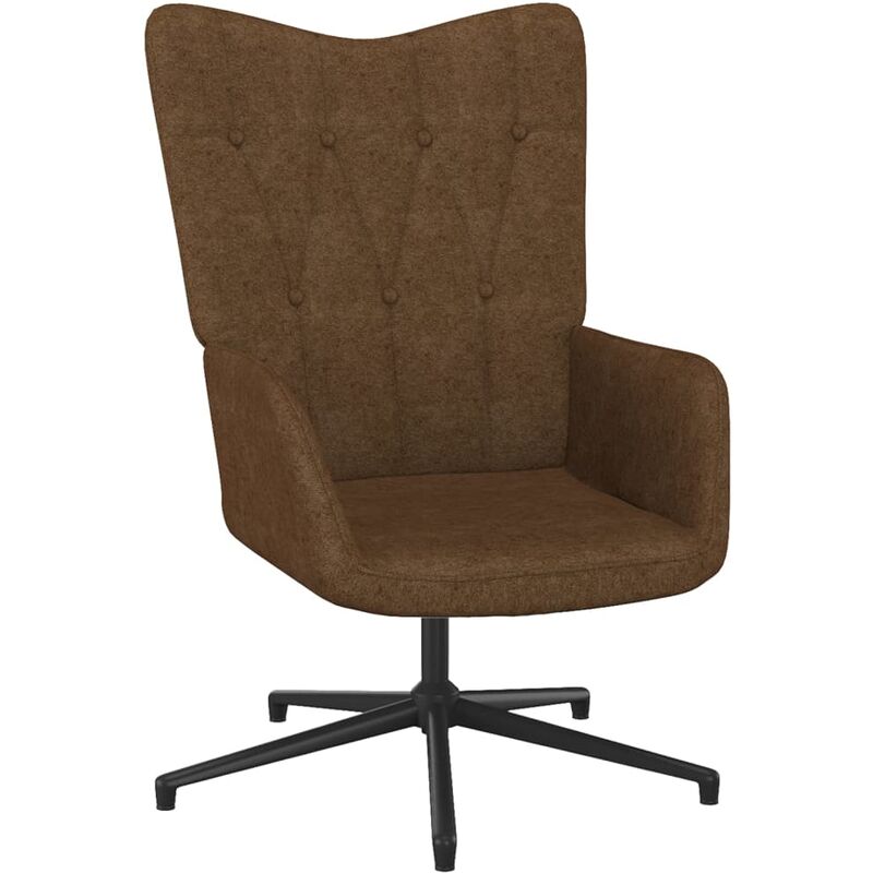 

Silla de relajación de tela 62x67x97,5 cm marrón - Marrón - Vidaxl