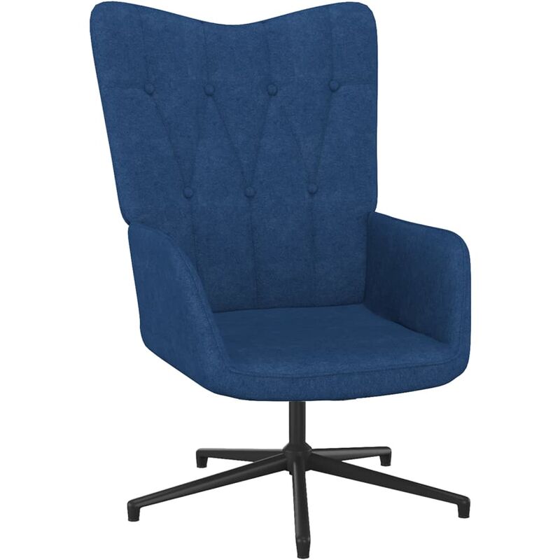 

Silla de relajación de tela 62x67x97,5 cm azul - Azul - Vidaxl