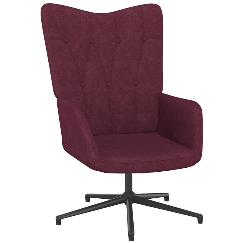 

Silla de relajación de tela 62x67x97,5 cm morado - Púrpura - Vidaxl