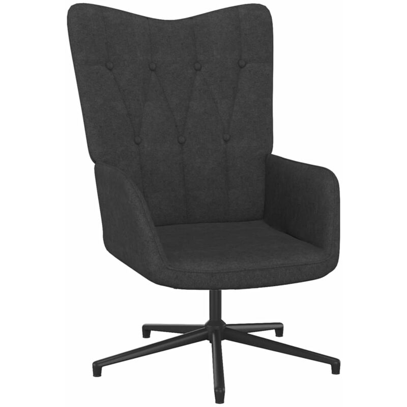 

Silla de relajación de tela 62x67x97,5 cm negro - Negro - Vidaxl