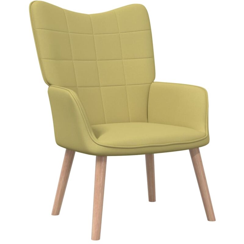 

Silla de relajación de tela 62x68,5x96 cm verde - Verde - Vidaxl